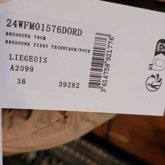 Yves Salomon A Line Down Jacket w/Fox Fur Hood Puffer Jacket NWT - Picture 14 of 14